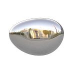 Абстрактная скульптура на стену в виде капли воды Water Outline варинант исполнения - 2 | Loft Concept в Новосибирске