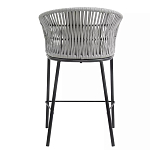 Стул барный с декоративным плетением на спинке и подлокотниках Chair Weave варинант исполнения - 4 | Loft Concept в Новосибирске