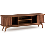 ТВ-тумба с двумя раздвижными дверцами Toinette Brown TV Stand варинант исполнения - 3 | Loft Concept в Новосибирске