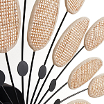 Настенный светильник с плетеным декором Wicker Leaves Wall Lamp варинант исполнения - 3 | Loft Concept в Новосибирске