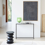 Фигурный приставной столик черного цвета AMORPHOUS варинант исполнения - 4 | Loft Concept в Новосибирске