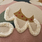 Подушка с цветочным принтом и кисточками Blooming Elegance Daisy варинант исполнения - 6 | Loft Concept в Новосибирске