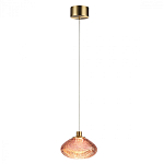 Подвесной светильник с прозрачным стеклянным плафоном округлой формы Effervia  варинант исполнения - 4 | Loft Concept в Новосибирске