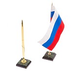 Настольный письменный набор из нефрита на ножках Executive Recruitment варинант исполнения - 4 | Loft Concept в Новосибирске