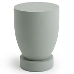 Приставной столик из массива манго Tom-tom Grey варинант исполнения - 1 | Loft Concept в Новосибирске