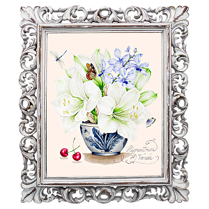 Постер White Lilies Poster