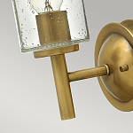 Бра с плафоном в форме цилиндра из прозрачного стекла с пузырьками Hinkley варинант исполнения - 3 | Loft Concept в Новосибирске